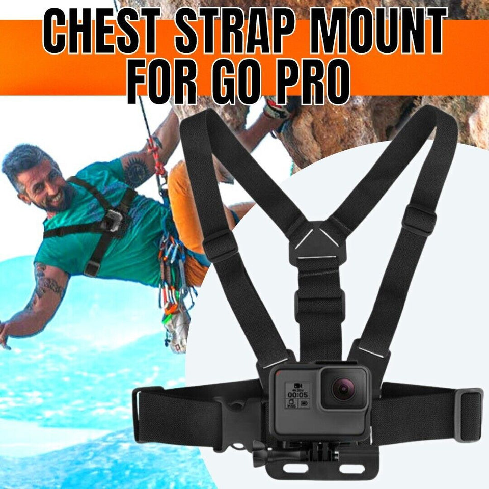 Chest Harness Body Strap Mount Accessories Adjustable For Smart Phone Android
