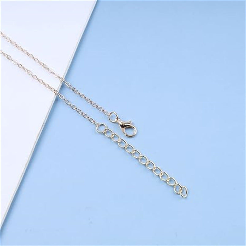 Sweet Y-shaped 8mm Round Beads Obsidian Volcanic Rock Pendant